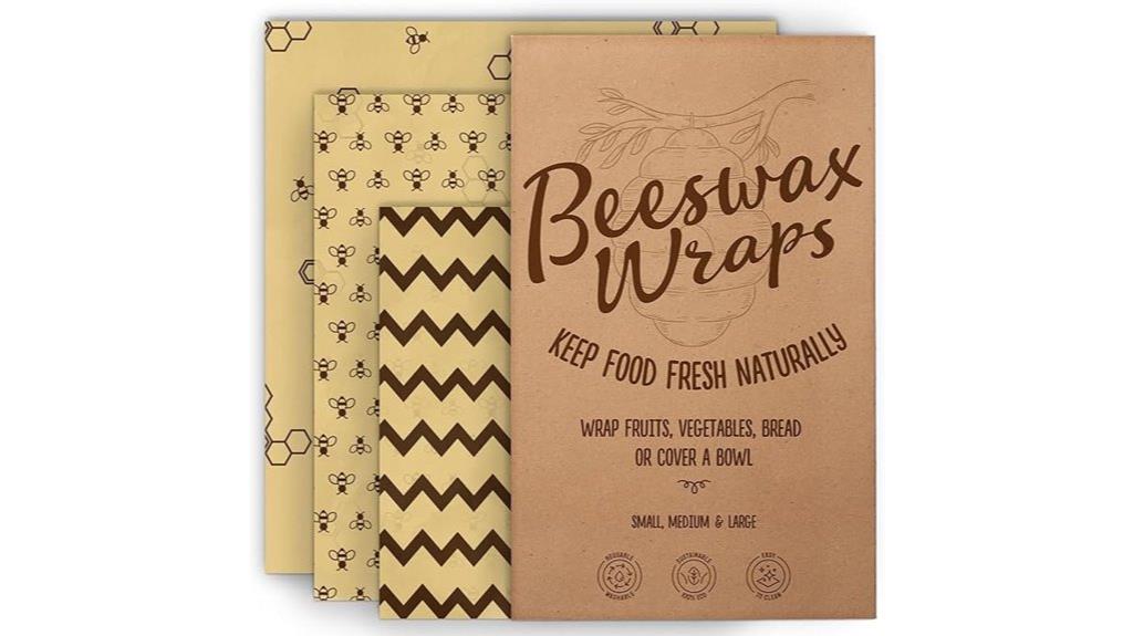reusable beeswax food wraps
