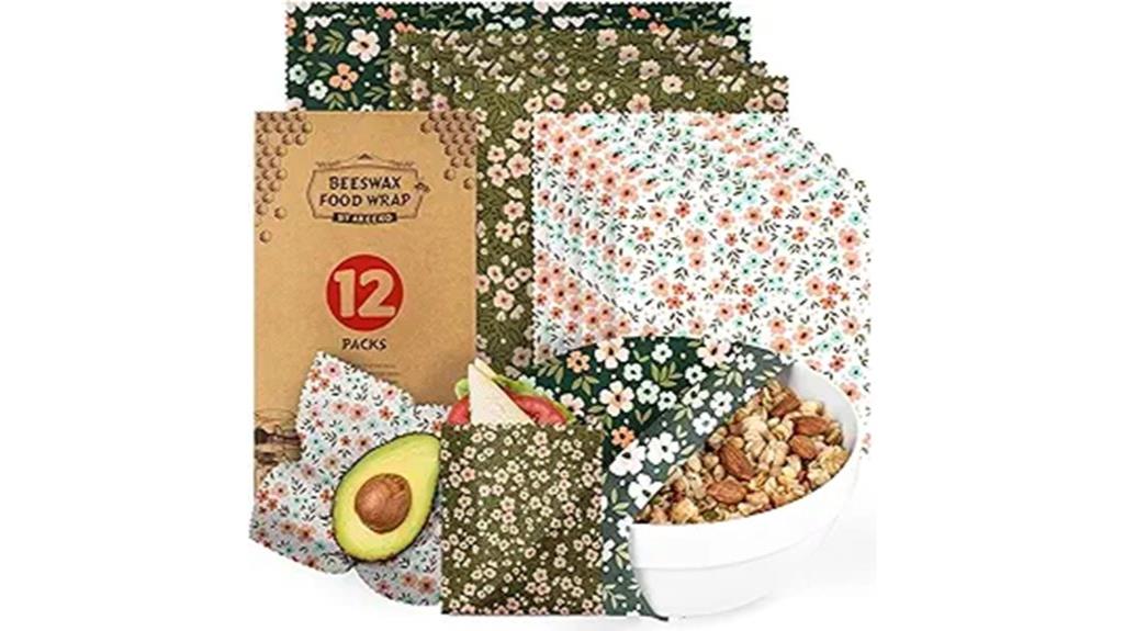 reusable beeswax food wraps