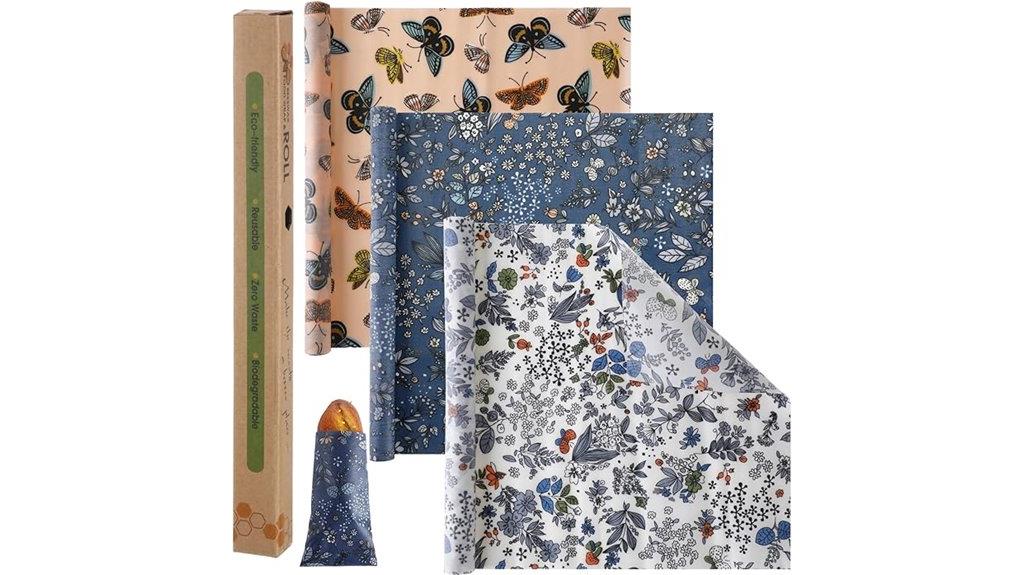 reusable organic cotton wraps