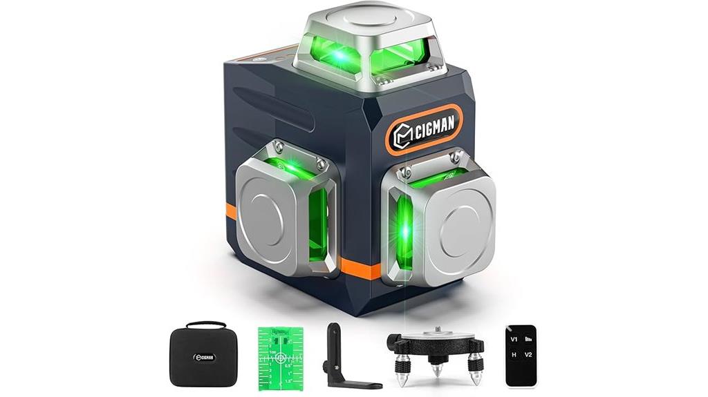 self leveling 3d green laser