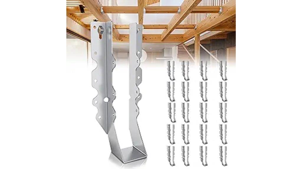 set of twenty joist hangers