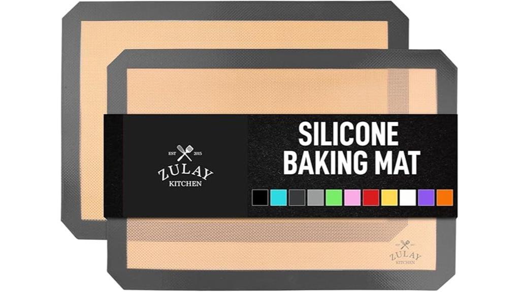 silicone baking mat duo