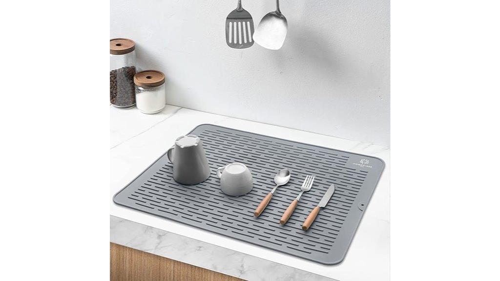 silicone counter drying mat