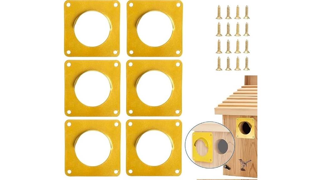 six piece bird house guard