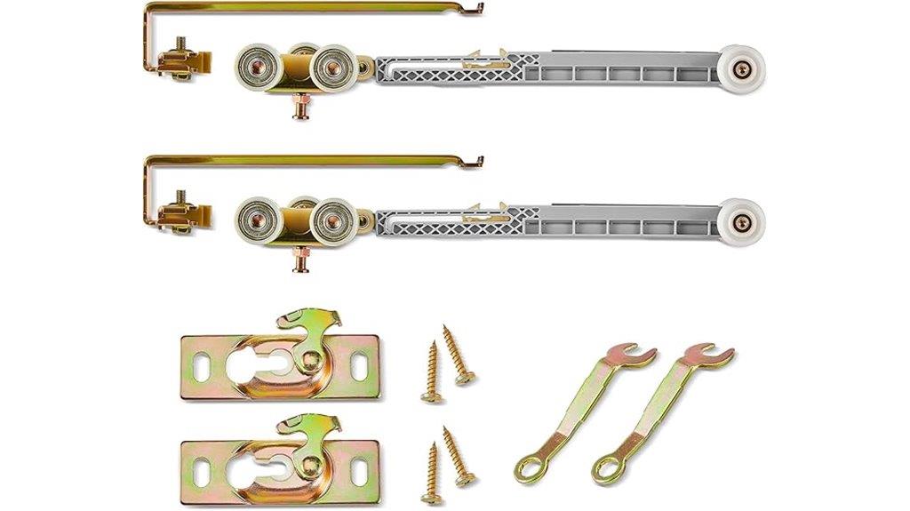 sliding door hardware set