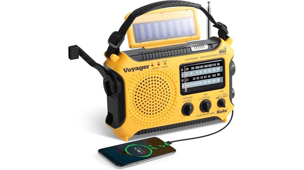 solar radio with charger