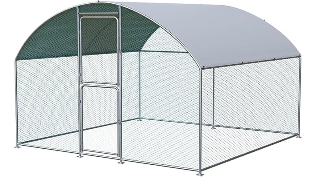 spacious uv resistant chicken coop