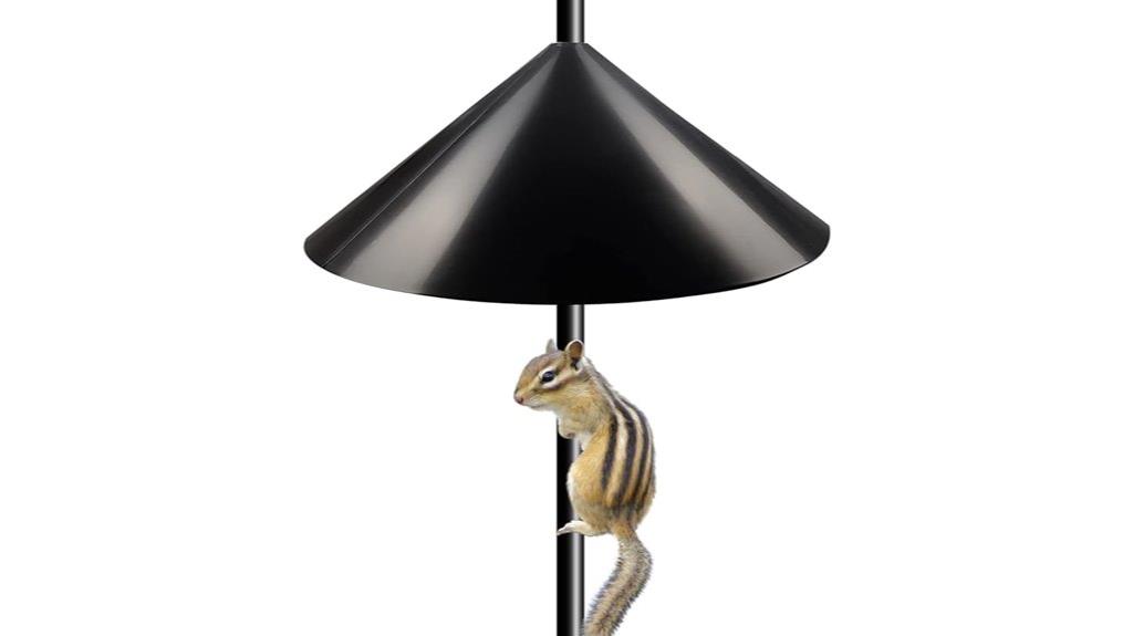squirrel baffle for feeder