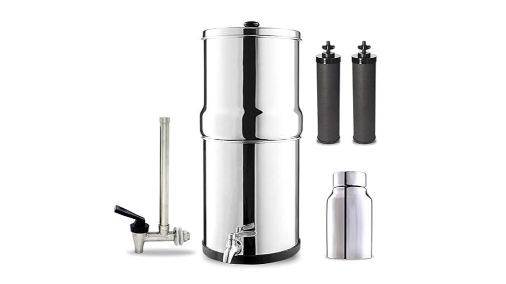 stainless steel gravity filter