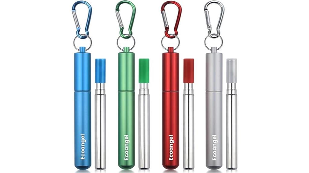 stainless steel travel straws