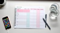 subscription management planner pads