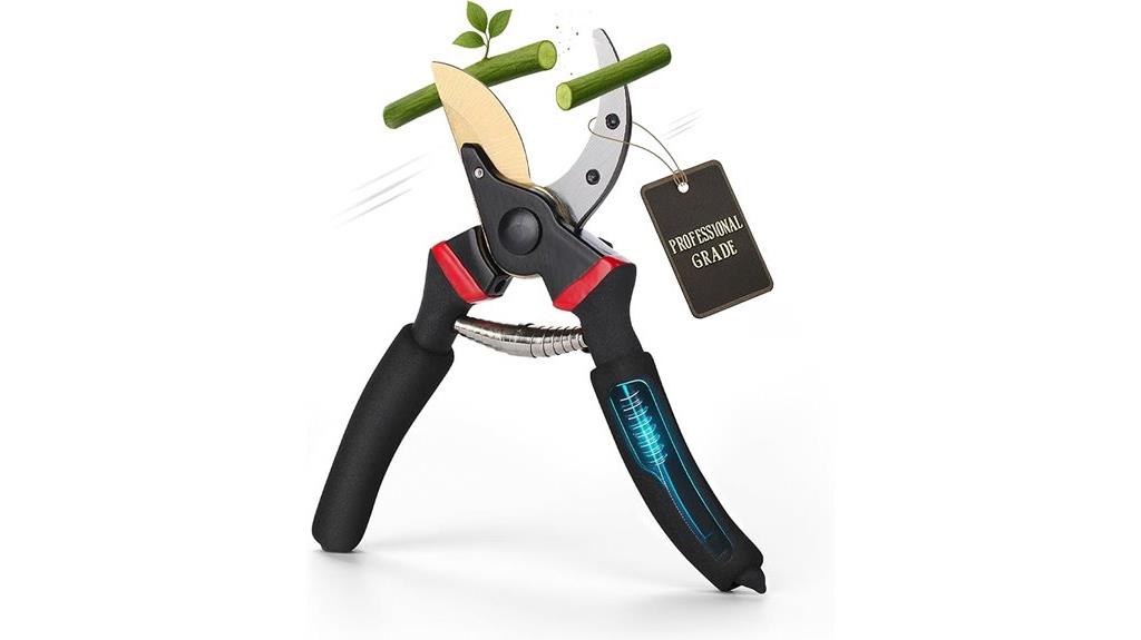 titanium blade garden shears