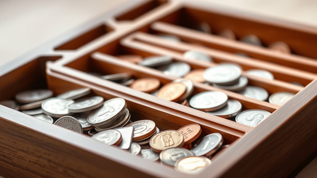 top coin organizer trays