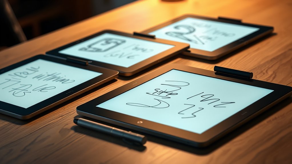 top e ink note devices