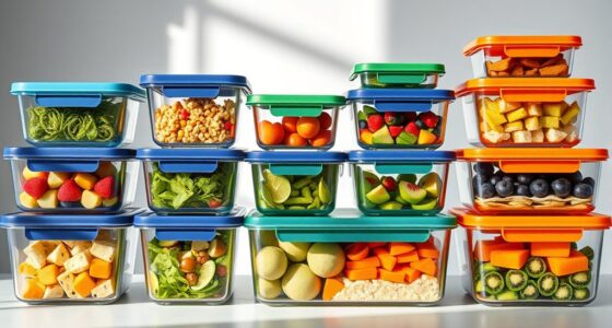top stackable glass containers