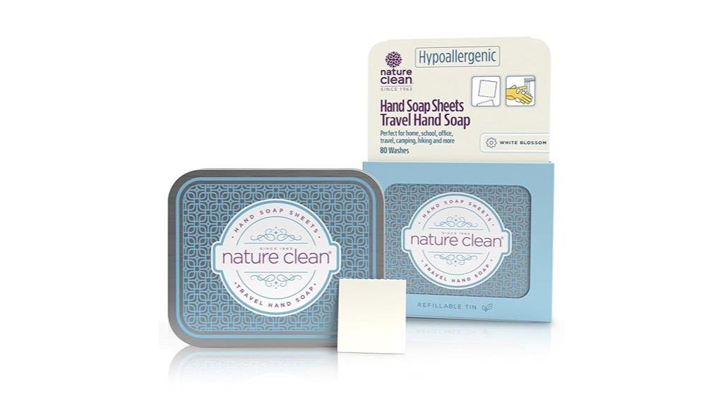 travel hand soap sheets