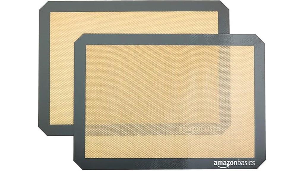 two pack silicone baking mats