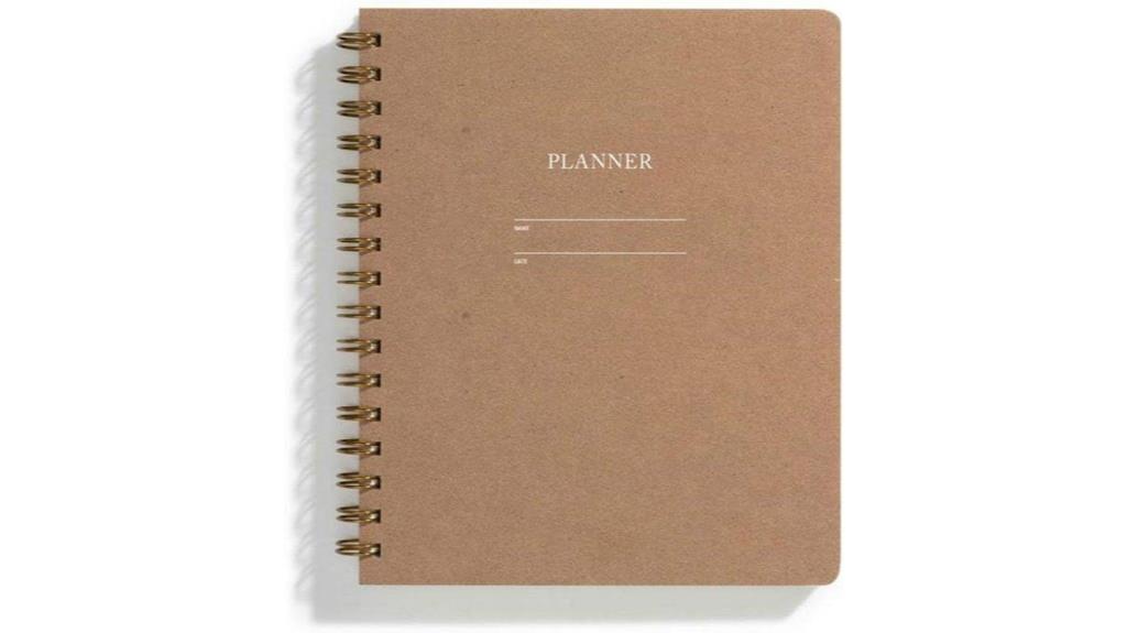 undated minimalist planner pages