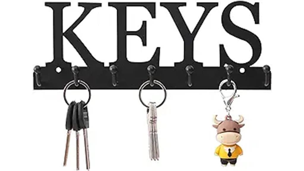 wall mounted key rack