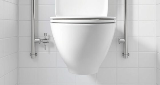 wall mounted toilet support frames