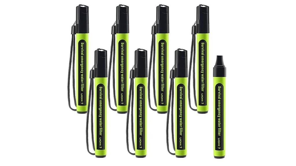 water filter straws pack