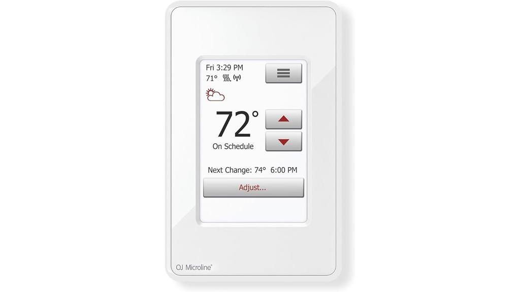 wifi touch screen thermostat