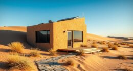 arid minimalist tiny home