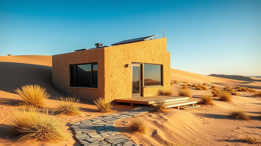 arid minimalist tiny home