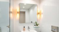 brighten small bathroom spaces