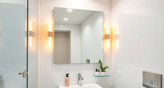 brighten small bathroom spaces