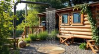 build your own outdoor shower