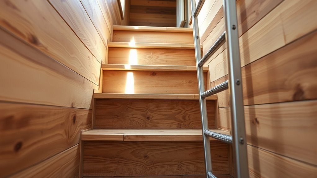 building small house stairs