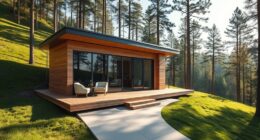 contemporary compact cabin style