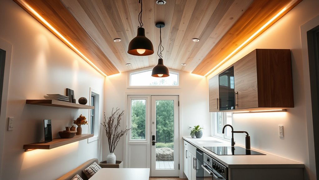 contemporary compact space illumination