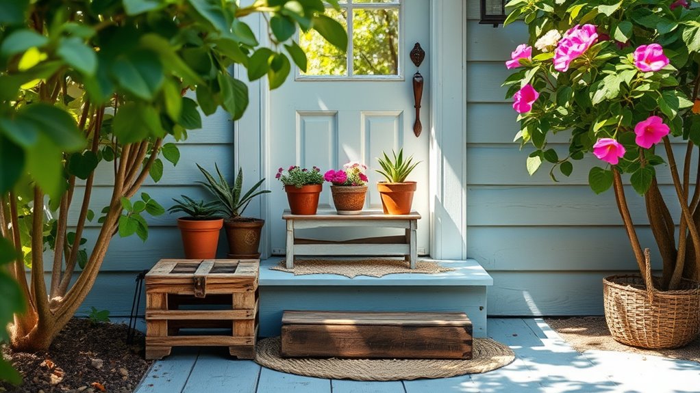 create small porch steps
