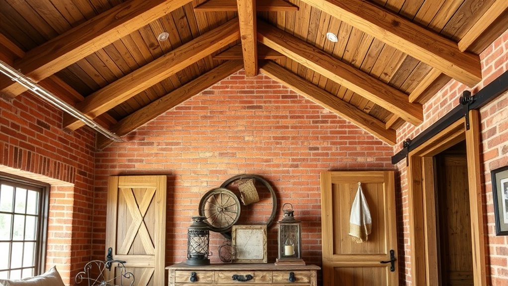 diy rustic home finishes