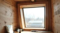 diy tiny home skylight