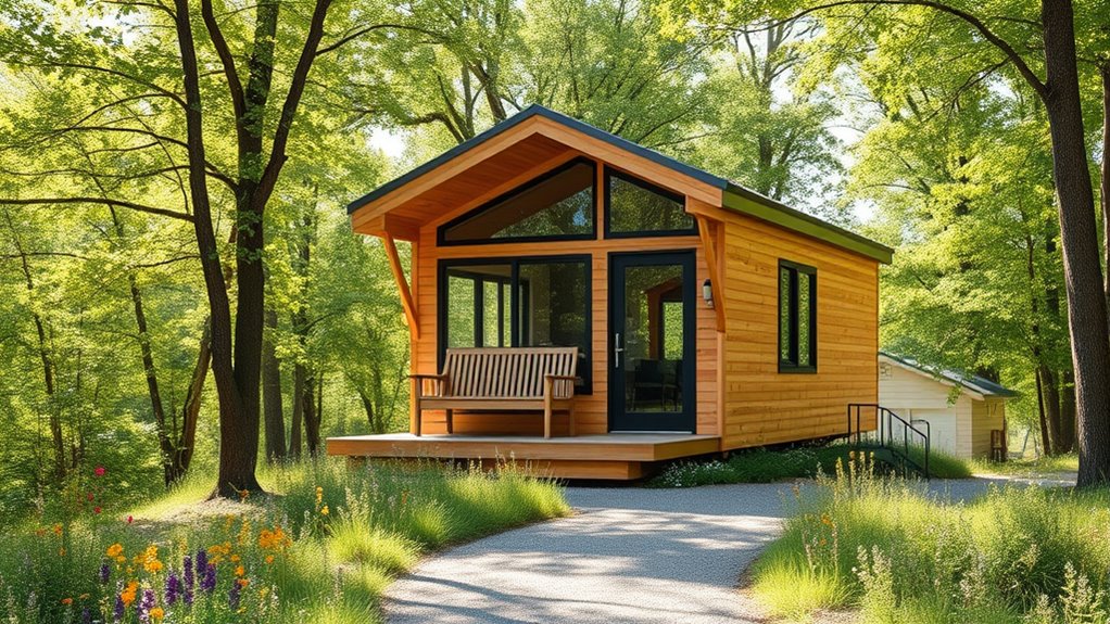 eco friendly tiny cabin retreat