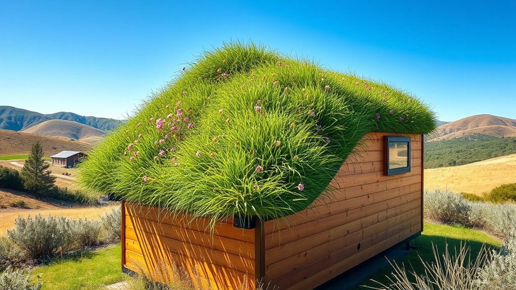 eco friendly tiny home roofing
