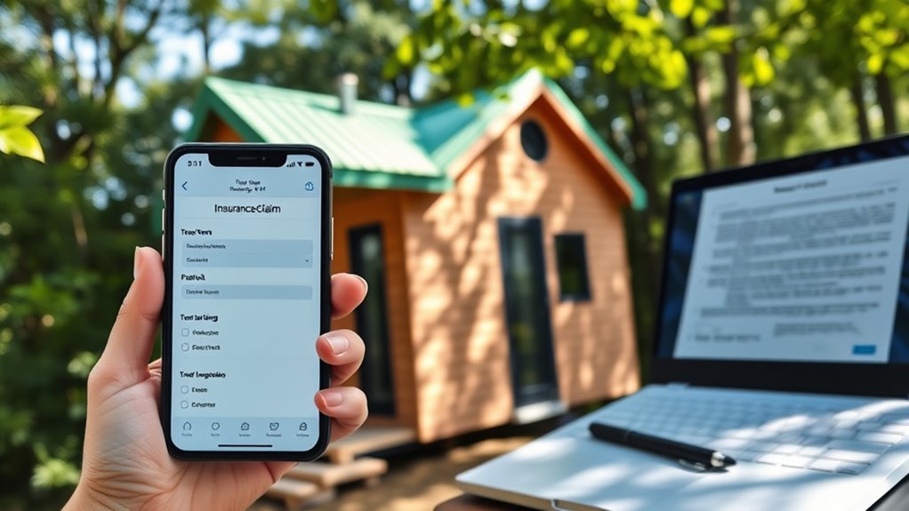 filing tiny home insurance