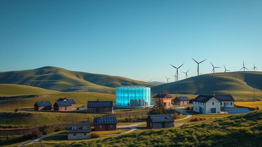hydrogen powered community microgrids