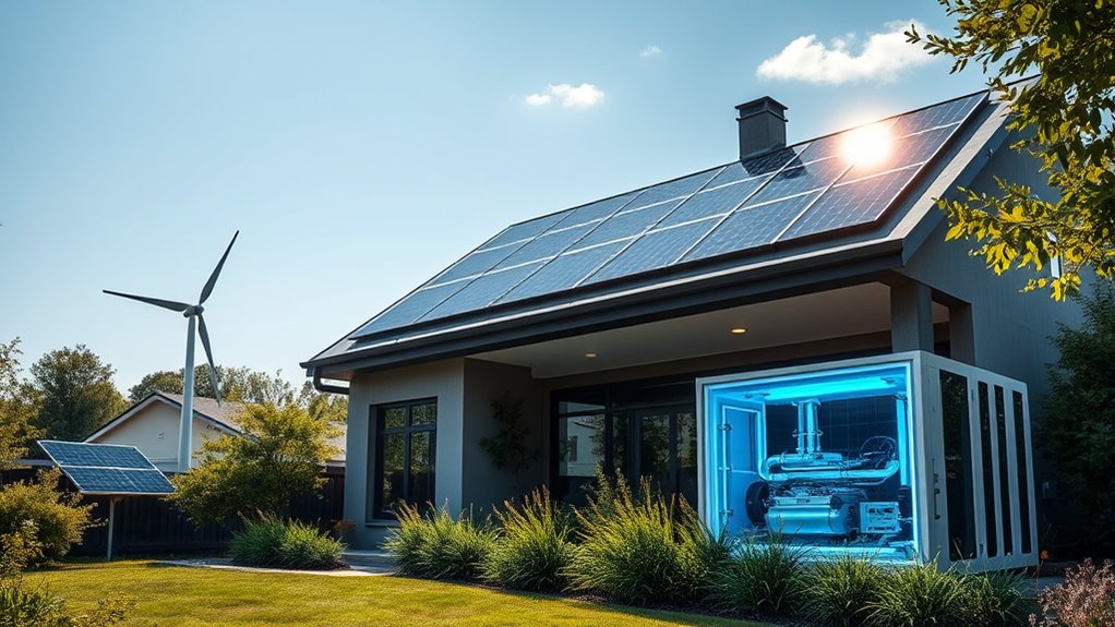hydrogen powered hybrid homes