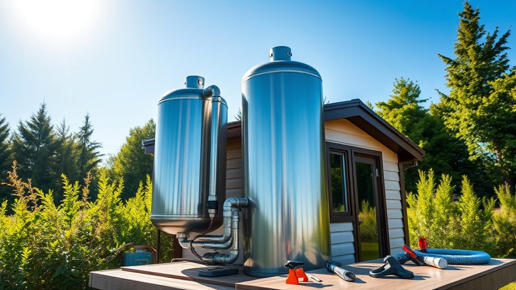 hydrogen tank installation process