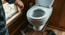 installing composting toilet step by step