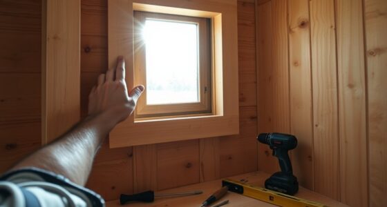 installing tiny house windows