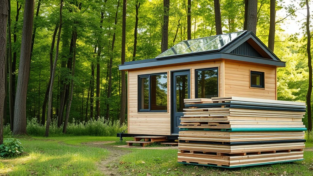 lightweight tiny house materials