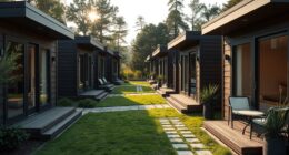 luxurious modern tiny cabins