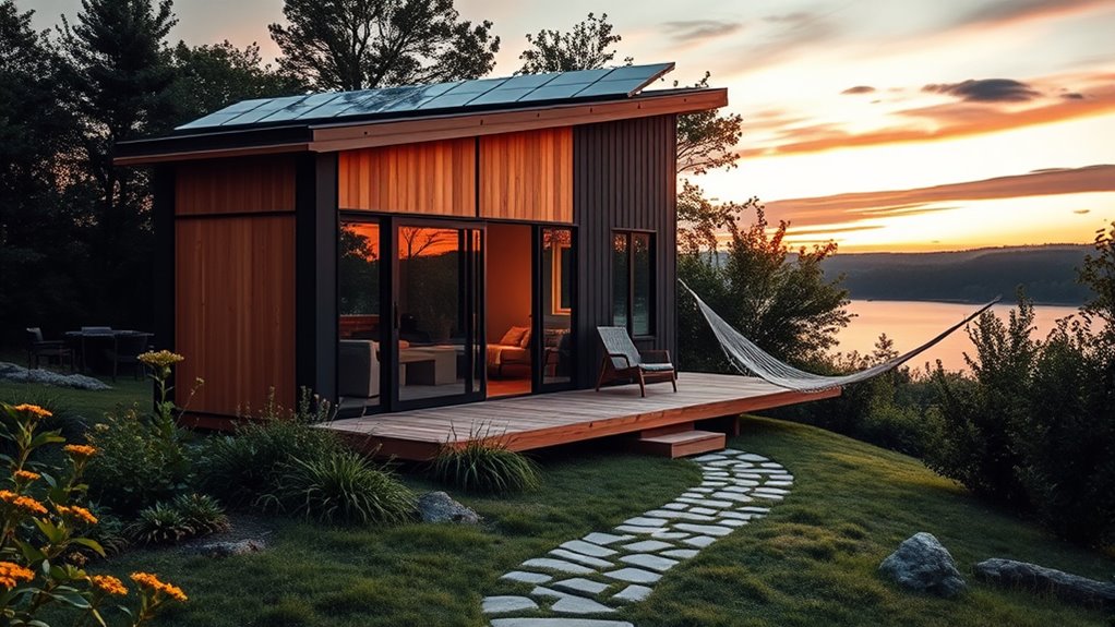 luxurious off grid tiny living