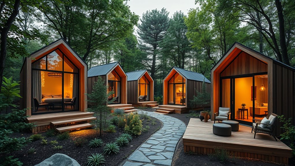 luxury eco friendly minimalist tiny