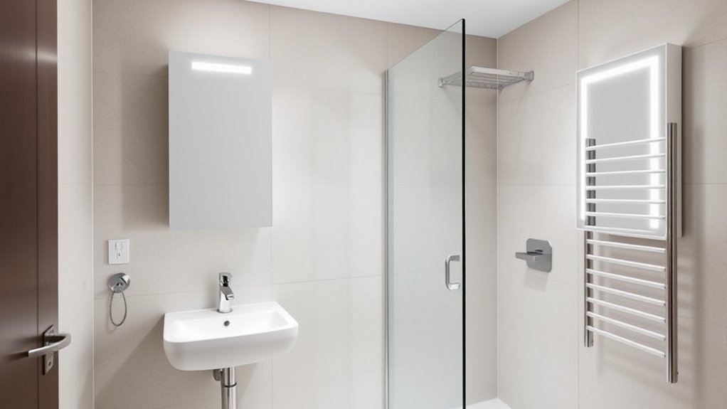 maximize bathroom storage space